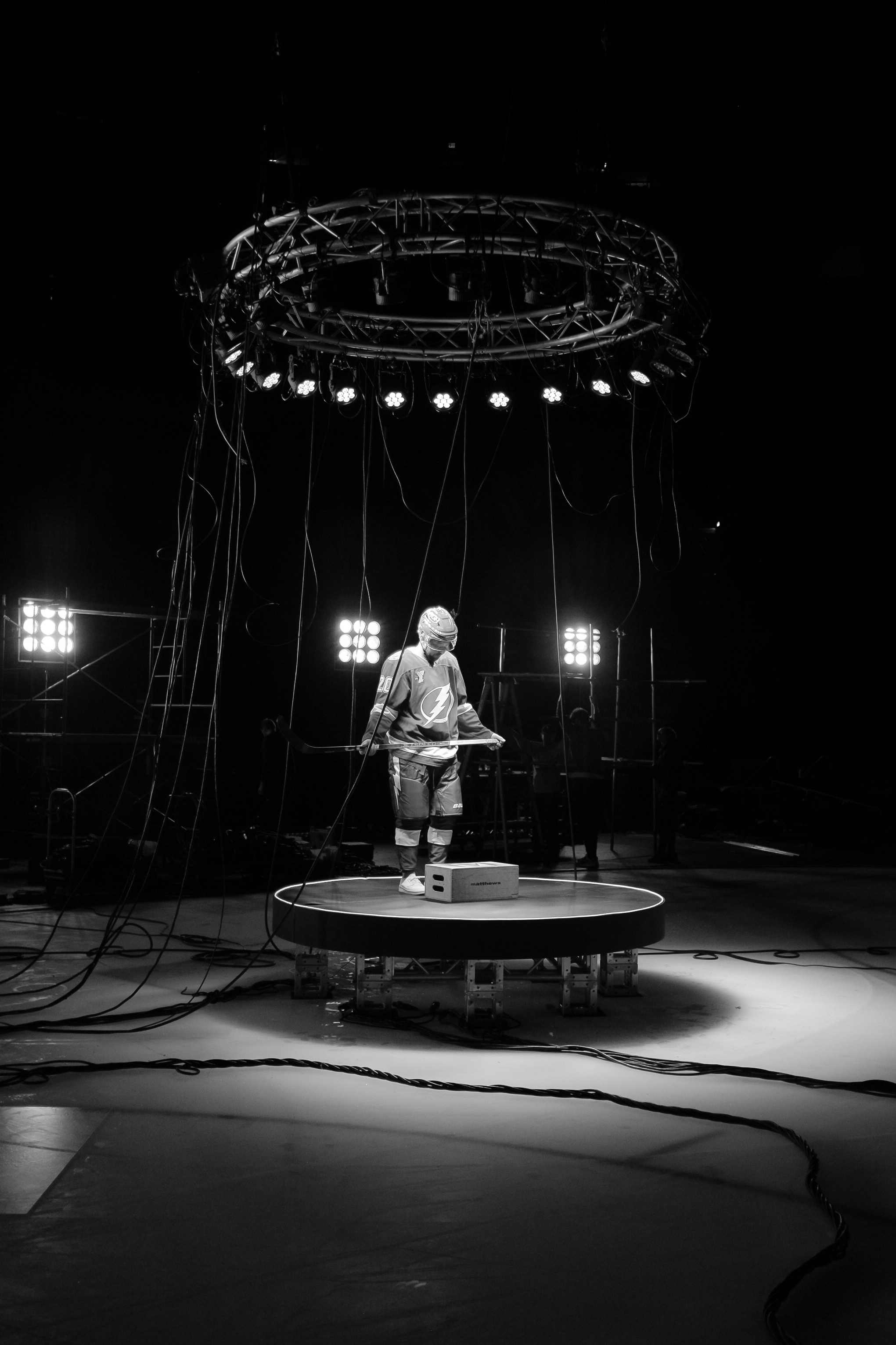 TB Lightning B&W — volumetric rig shot